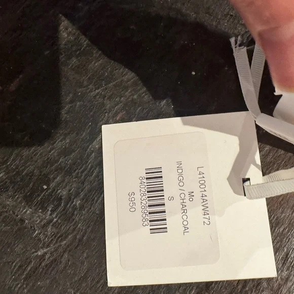 TWP Mo Wool-Blend Oversized Blazer Indigo Charcoal Pinstripe Size S New w/o Tags - Picture 9 of 10